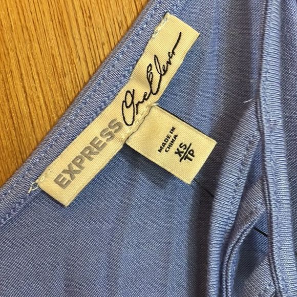 •EXPRESS• NWT blue strappy front swing tank top size XS - Picture 7 of 7